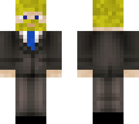 blonde man in a suit