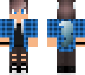 blue plad wolf