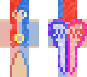blue red angle
