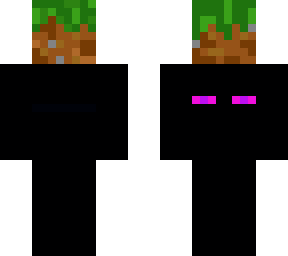 enderman h0lding grass_block
