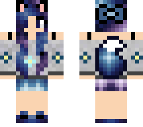 galaxy wolf girl