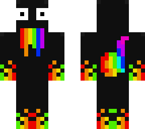 music crazy rainbow guy