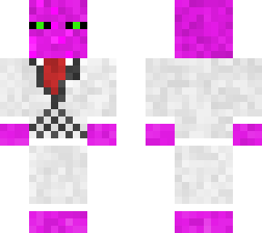purple figure with white suit