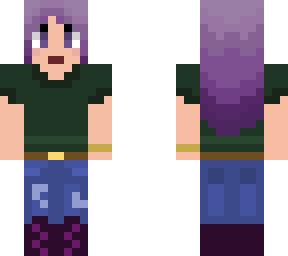 purple hair