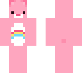 rainbow heart bear but chunky