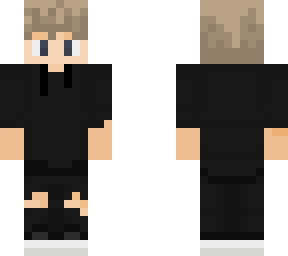 bedwars skin (black, selfmade)