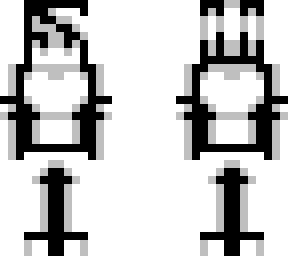 black & white