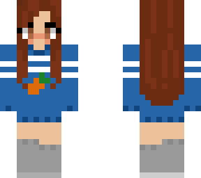 blue and a carrot