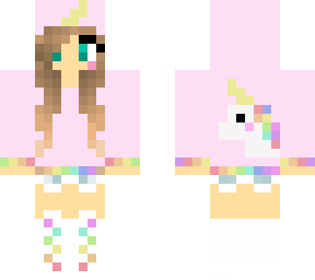 cutie girl with unicorn hoodie