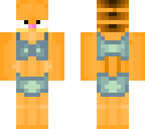 garfield going out for a nice swim