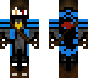 Minecraft Skin Locket Kaito with a bad Heart Locket and a better Scarf | Minecraft Skin