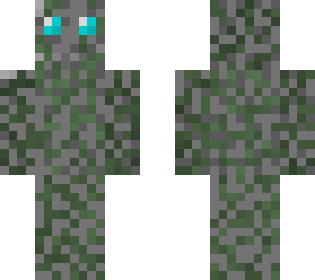 mossy robot (cyan eyes)