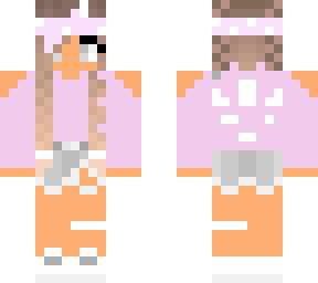 pink hair hoodie