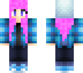 pink haired girl