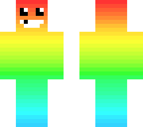 rainbow pumpkin head guy