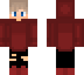 red hoodie