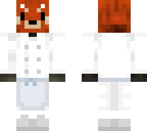 red panda chef outfit