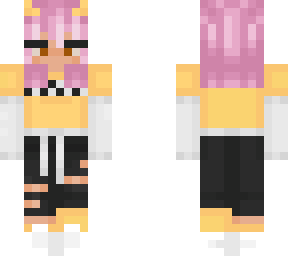 skater girl pink hair
