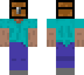 steve with a chest on his face