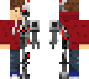 t-800 skin damaged