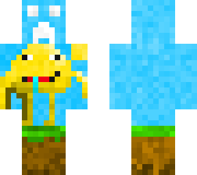 yellow noob exploring the world of minecraft v3