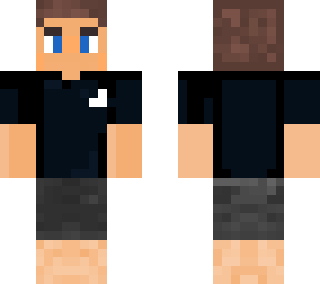 brown hair guy addidas tshirt and shorts