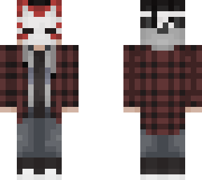 cat mask man with derp