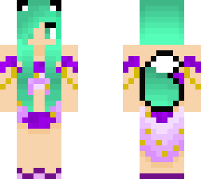 og wolf girl in purple dance outfit