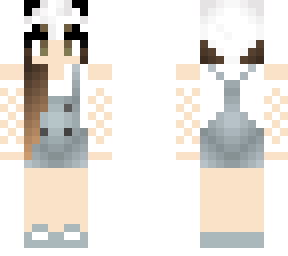 panda cap girl
