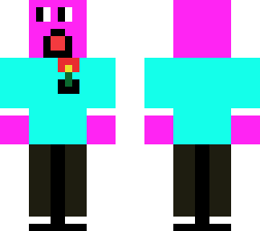 purple fancy guy