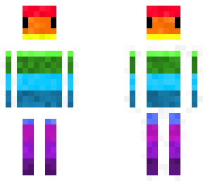 rainbow skin