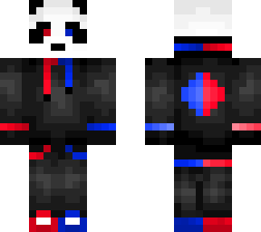 red and blue panda