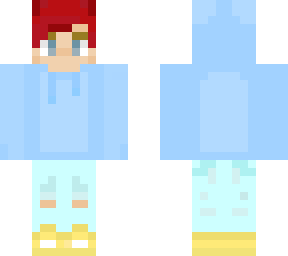 super (blue hoodie)