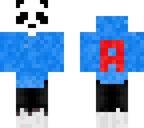 blue panda