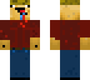burnt potato with shirt