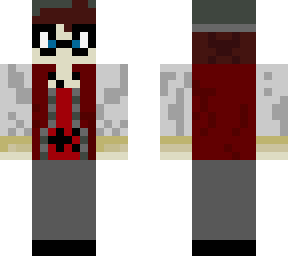 develo with glasses b)