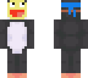 penguin in mask