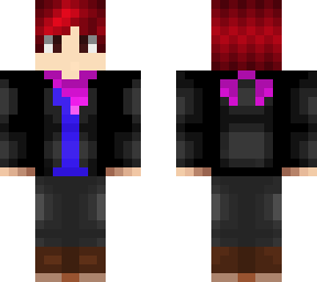punk red hair boy