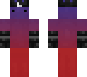 purple l crown with gauntlets
