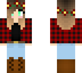 re-edited blonde w/ plaid