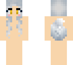 silver base with tail