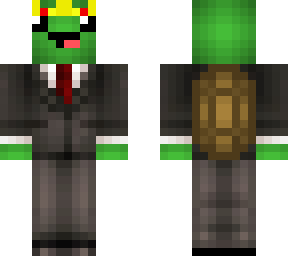 turtle king in suit