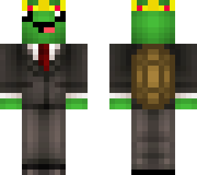turtle king in suit