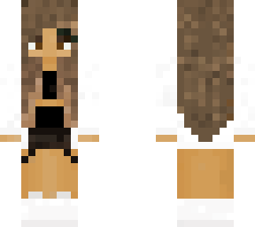 white and black outfit