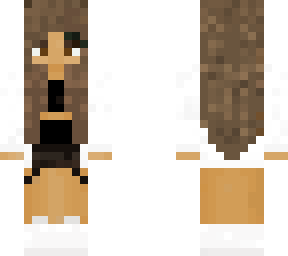 white and black outfit