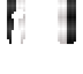 black and white i split hair base