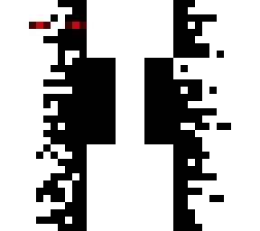 black vs white monster