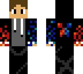 blue and red boy