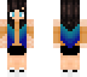 blue mix hair