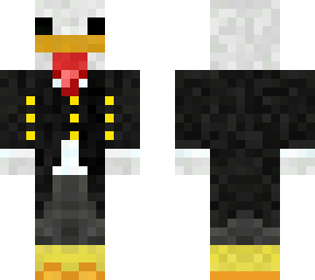 chicken (beak and tie extended)